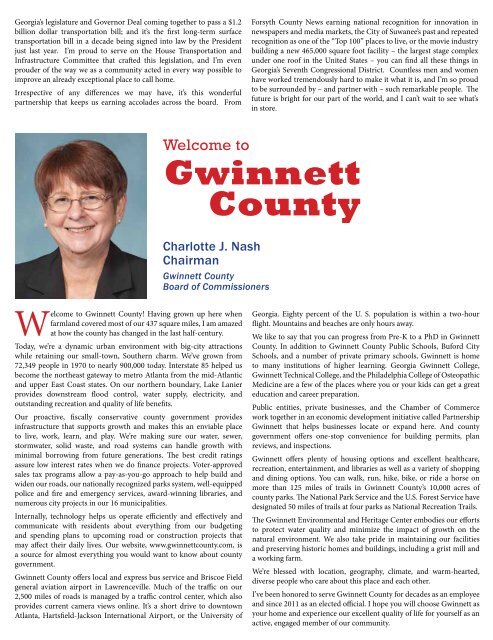 2017/2018 Gwinnett CommunityProfiles