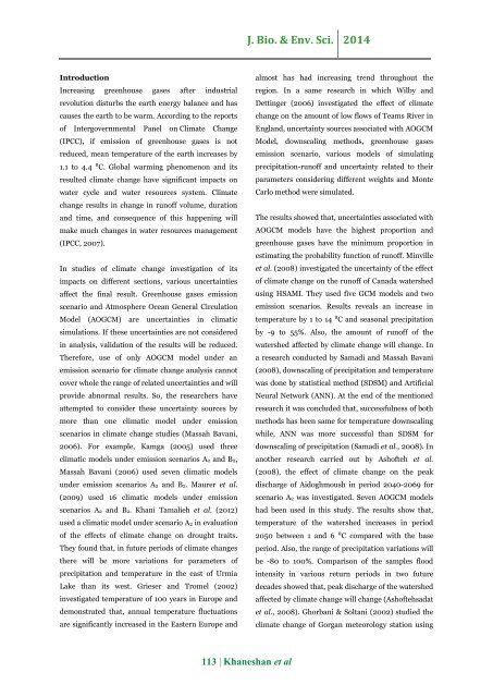 Evaluation of the effects of climate change on meteorological and hydrological parameters using climatic models and Mann – Kendall test (case study: Urmia Lake)