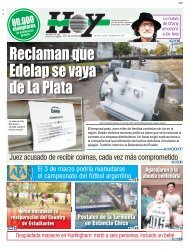 Reclaman que Edelap se vaya de La Plata