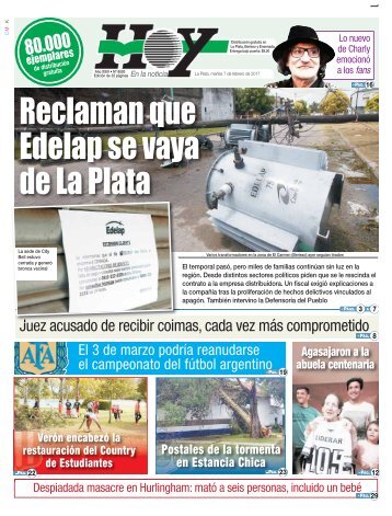 Reclaman que Edelap se vaya de La Plata