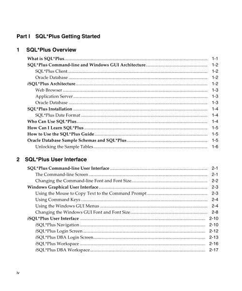 SQL*Plus User's Guide and Reference - InfoLab