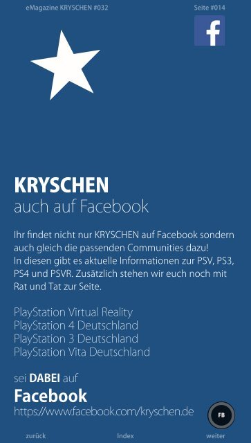 Inoffizielles PlayStation eMagazin KRYSCHEN #032