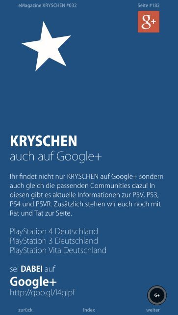 Inoffizielles PlayStation eMagazin KRYSCHEN #032