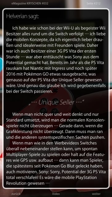 Inoffizielles PlayStation eMagazin KRYSCHEN #032