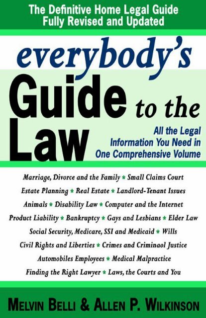 EveryBody's Guide to the Law