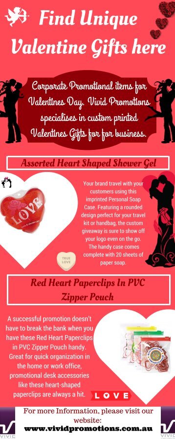 Promotional items for Valentines Day | Vivid Promotions