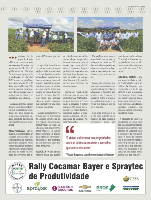 Jornal Cocamar Janeiro 2017