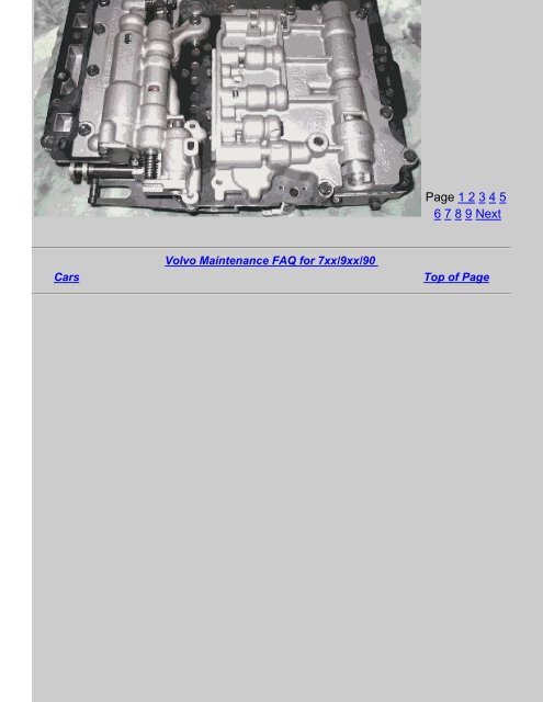 Volvo Maintenance Hints for 7xx/9xx - Bill Garland's Nuclear ...