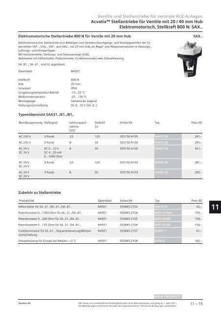 HLK-Regelung, Gebäudeautomation Produktkatalog 2011 Answers ...