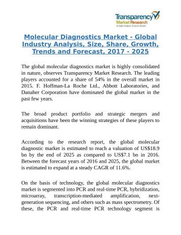 Global_Molecular_Diagnostics_Market