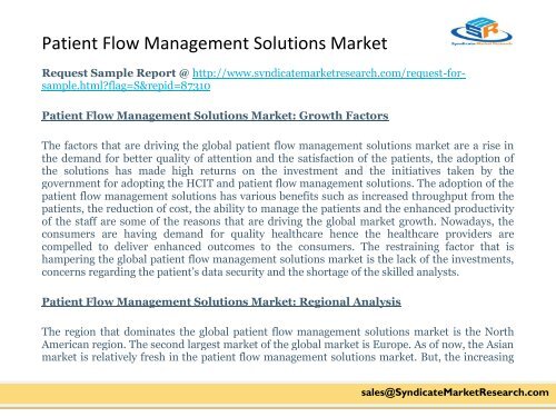 Patient Flow Management Solutions Market