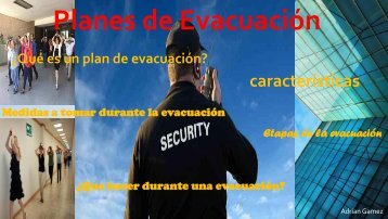 revista digital planes de evacuacion