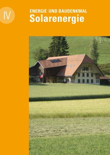 Energie und Baudenkmal 4 Solarenergie