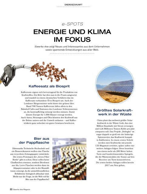 Illwerke VKW Magazin Ausgabe 35