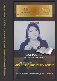 OSEIAS 6 3 - LIVRO EDIÇÃO ELETRÔNICA - LIÇAO BASICA COMPLETA