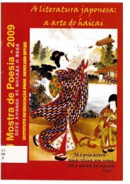 XIII Mostra de Poesia A literatura Japonesa