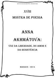 XVII Mostra de Poesia Anna AKHMÁTOVA