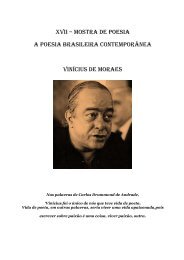 XVII Mostra de Poesia Vinícius de Moraes