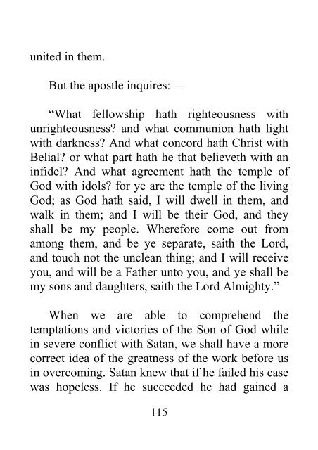 Confrontation - Ellen G. White