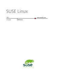 SUSE LINUX-Dokumentation - Index of