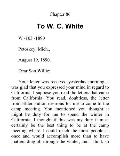 The Ellen G. White 1888 Materials: Volume 2 - Ellen G. White