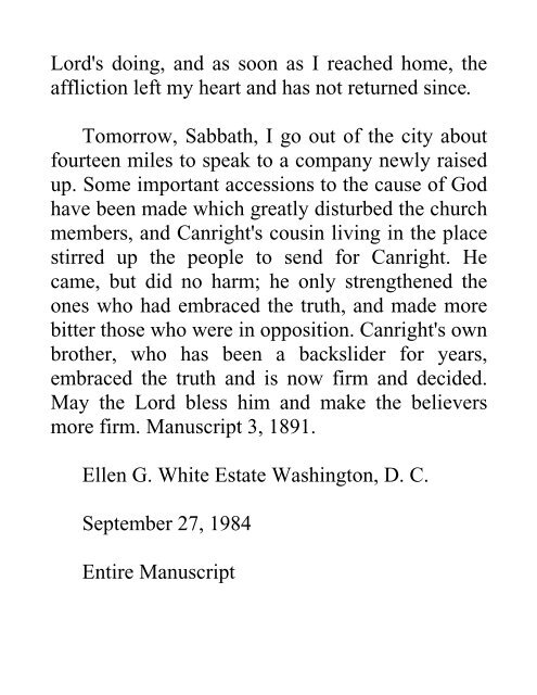 The Ellen G. White 1888 Materials: Volume 2 - Ellen G. White