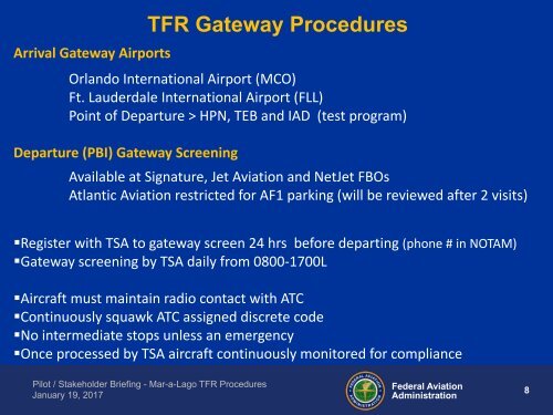 MAR-A-LAGO POTUS TFR