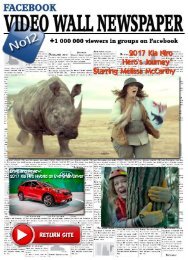 Video wall newspaper for Facebook №12 RU1