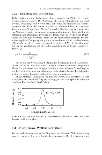 Medizinische Physik 3: Medizinische Laserphysik [2004]