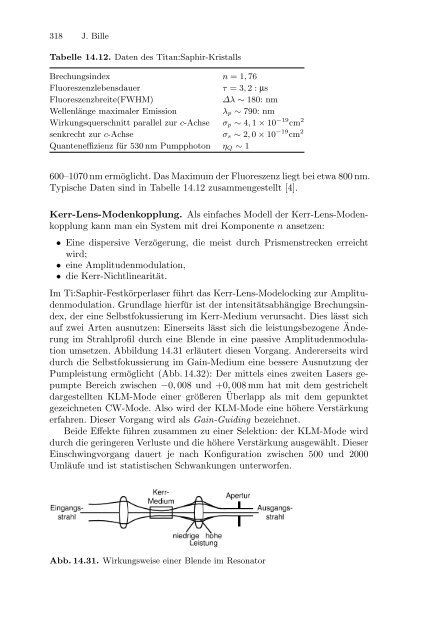 Medizinische Physik 3: Medizinische Laserphysik [2004]