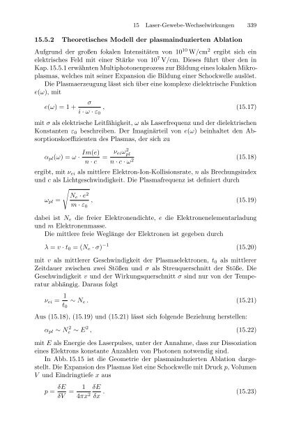 Medizinische Physik 3: Medizinische Laserphysik [2004]