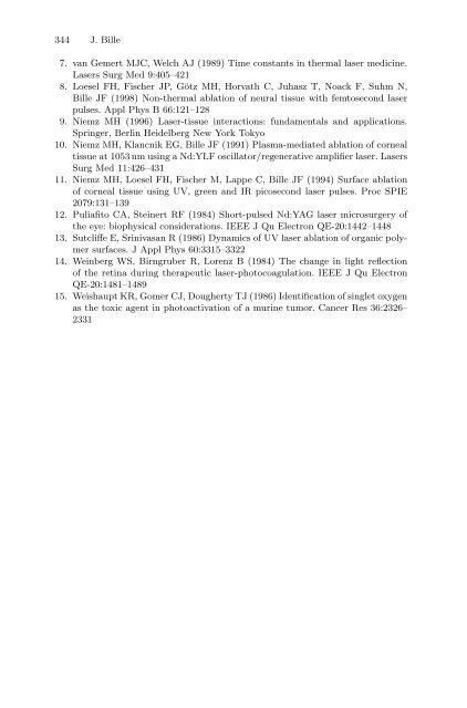 Medizinische Physik 3: Medizinische Laserphysik [2004]