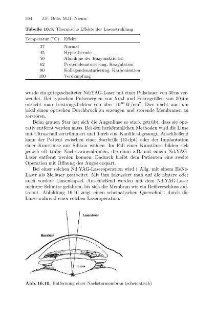 Medizinische Physik 3: Medizinische Laserphysik [2004]