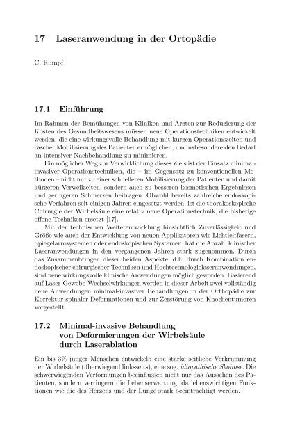 Medizinische Physik 3: Medizinische Laserphysik [2004]