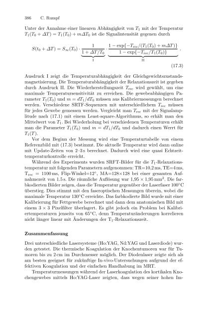 Medizinische Physik 3: Medizinische Laserphysik [2004]