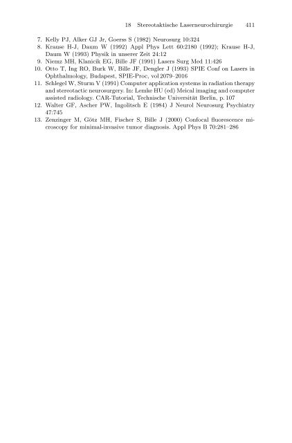 Medizinische Physik 3: Medizinische Laserphysik [2004]