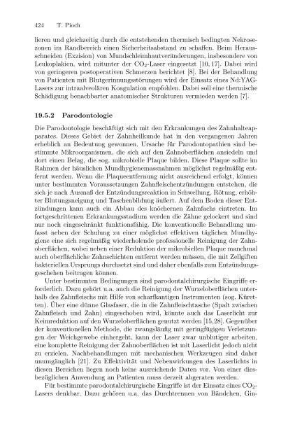 Medizinische Physik 3: Medizinische Laserphysik [2004]