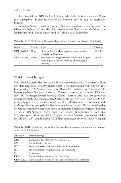 Medizinische Physik 3: Medizinische Laserphysik [2004]