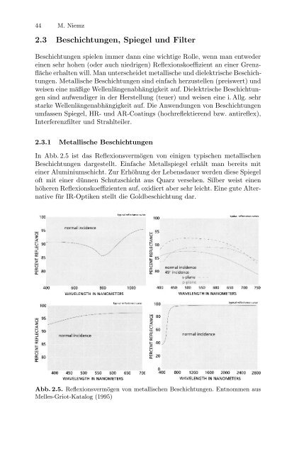 Medizinische Physik 3: Medizinische Laserphysik [2004]