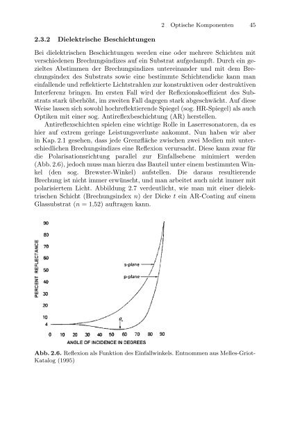 Medizinische Physik 3: Medizinische Laserphysik [2004]