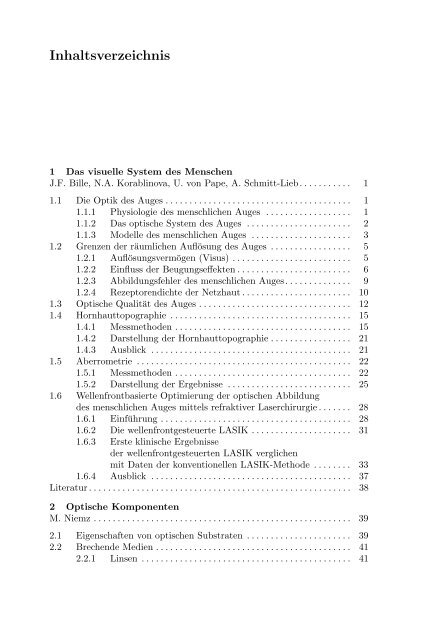 Medizinische Physik 3: Medizinische Laserphysik [2004]