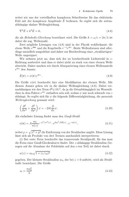 Medizinische Physik 3: Medizinische Laserphysik [2004]