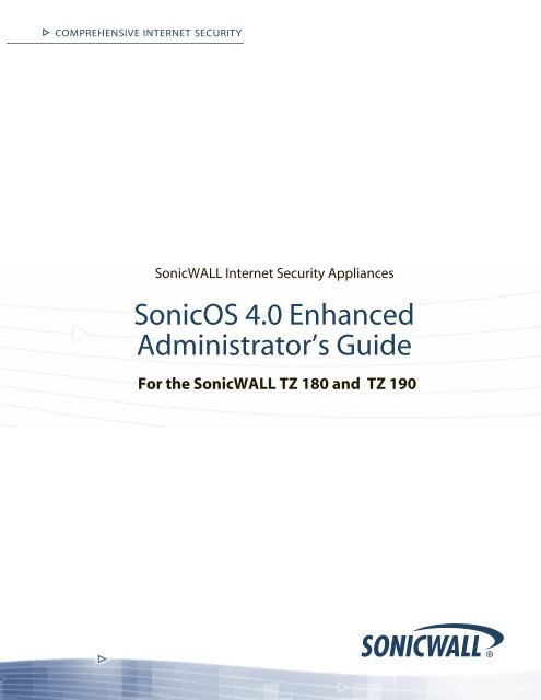 Configuring Interfaces - SonicWALL