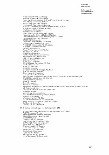 BANKENSTATISTIK KUNDENSYSTEMATIK - Hochschule ...