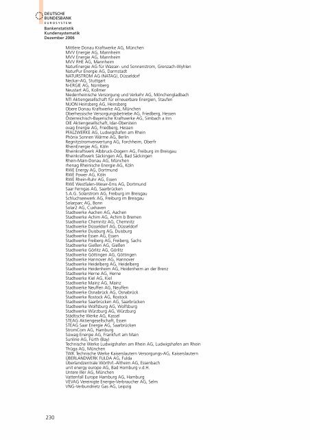 BANKENSTATISTIK KUNDENSYSTEMATIK - Hochschule ...