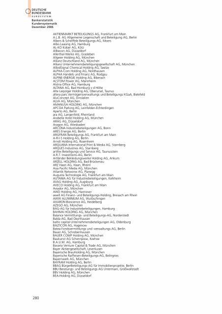 BANKENSTATISTIK KUNDENSYSTEMATIK - Hochschule ...