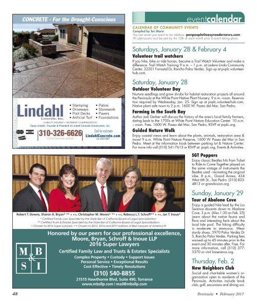 Peninsula People Feb 2017