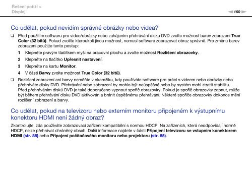 Sony VGN-AW4ZRF - VGN-AW4ZRF Istruzioni per l'uso Ceco