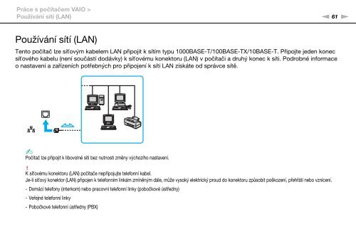 Sony VGN-AW4ZRF - VGN-AW4ZRF Istruzioni per l'uso Ceco