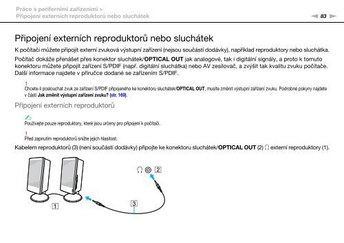 Sony VGN-AW4ZRF - VGN-AW4ZRF Istruzioni per l'uso Ceco